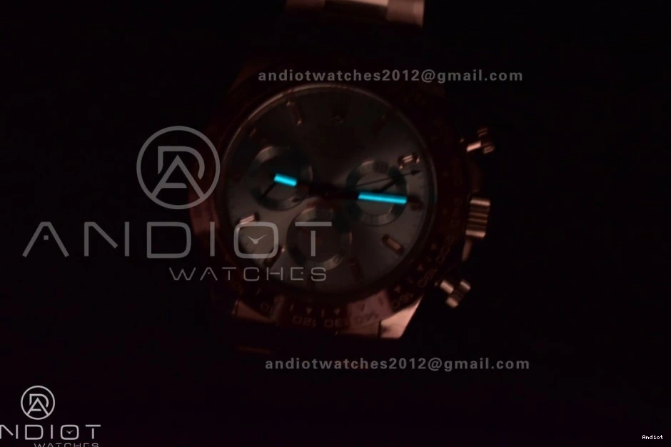 1:1 116506 QF Best SH4130 Weight) Dial Blue Edition Crystal Markers Bracelet SS on Ice V3 Daytona (Gain 0215